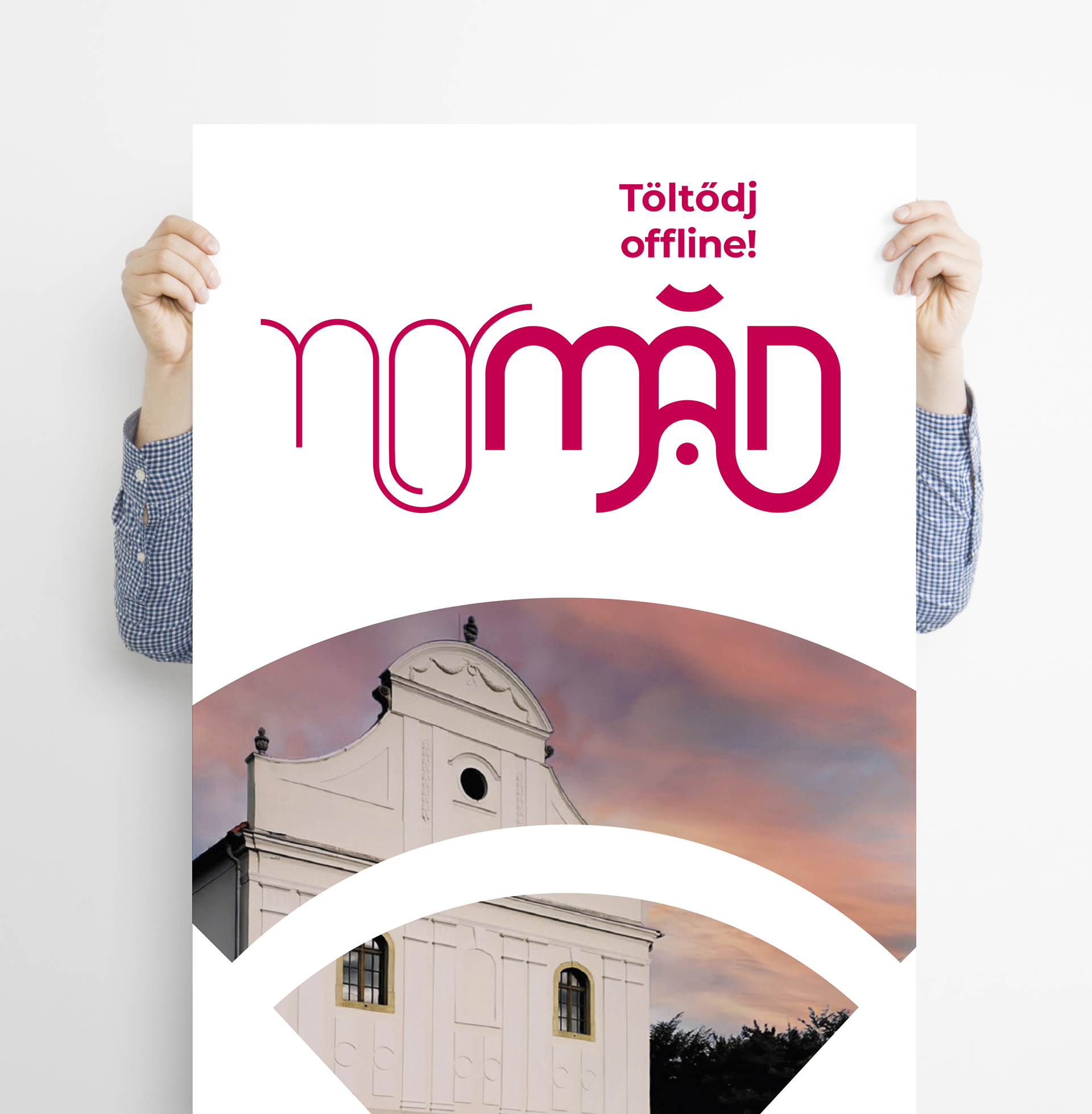 noMÁD tábor arculat (logó)